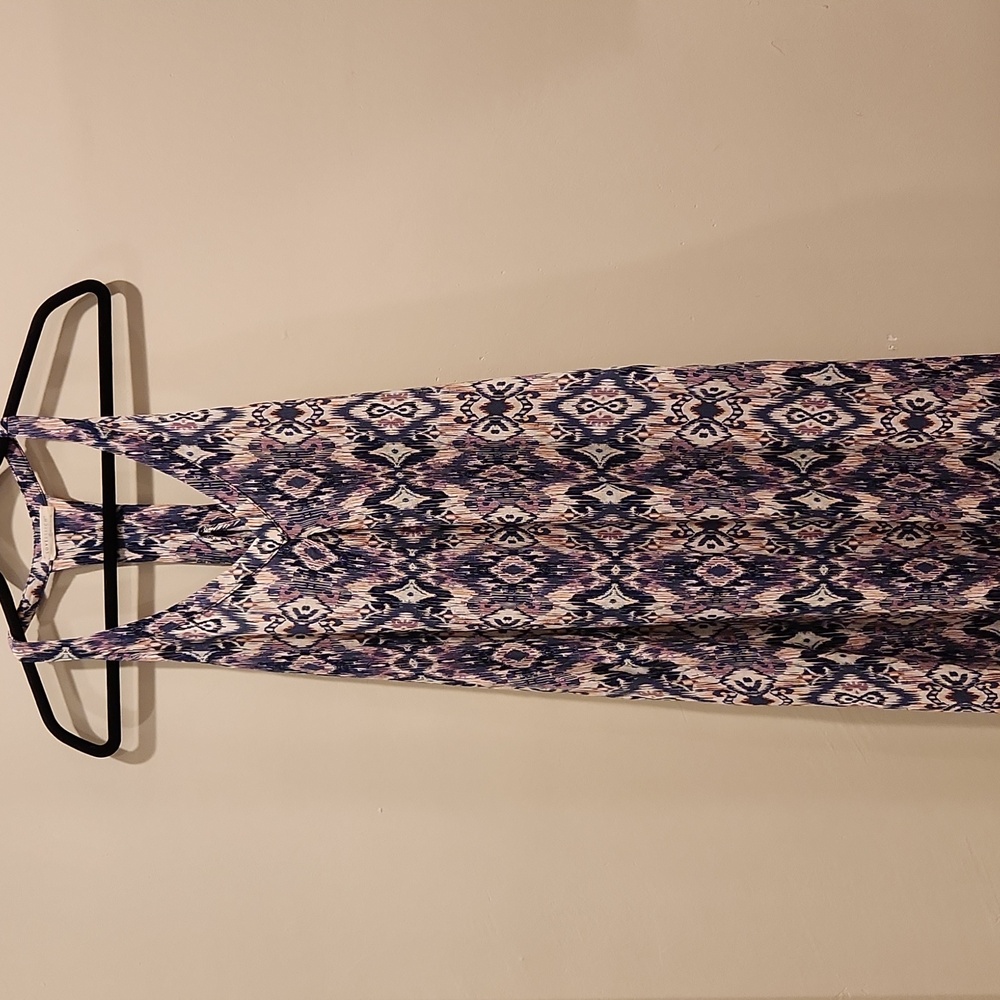 Lovestitch Purple and Cream Beach Maxi Dress